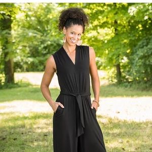Matilda Jane mom black jumpsuit woman’s l